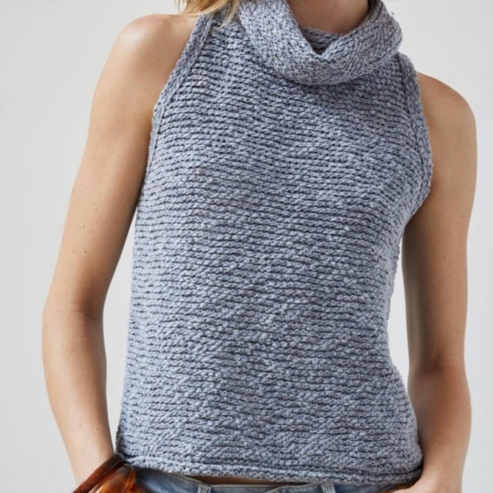 Anthropologie Pilcro Turtleneck Sleeveless Sweater Tank